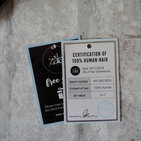 Zala Premium Clip In Hair Extensions 100% Human Hair Dark Brown 12” - Picture 10 of 13